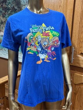 Hanes Blue Disney Family Fiesta 5K Graphic Tee